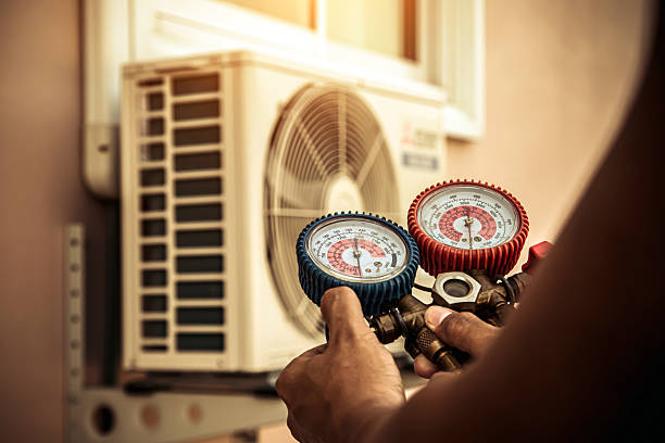 Professional Hvac Maintenance technician working in Mary D, PA